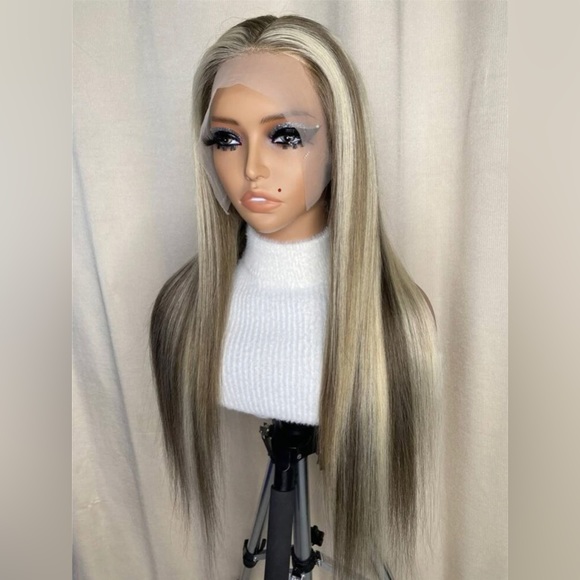 13*4 Lace Front 180% Density Long Straight Human Hair Wig 22’